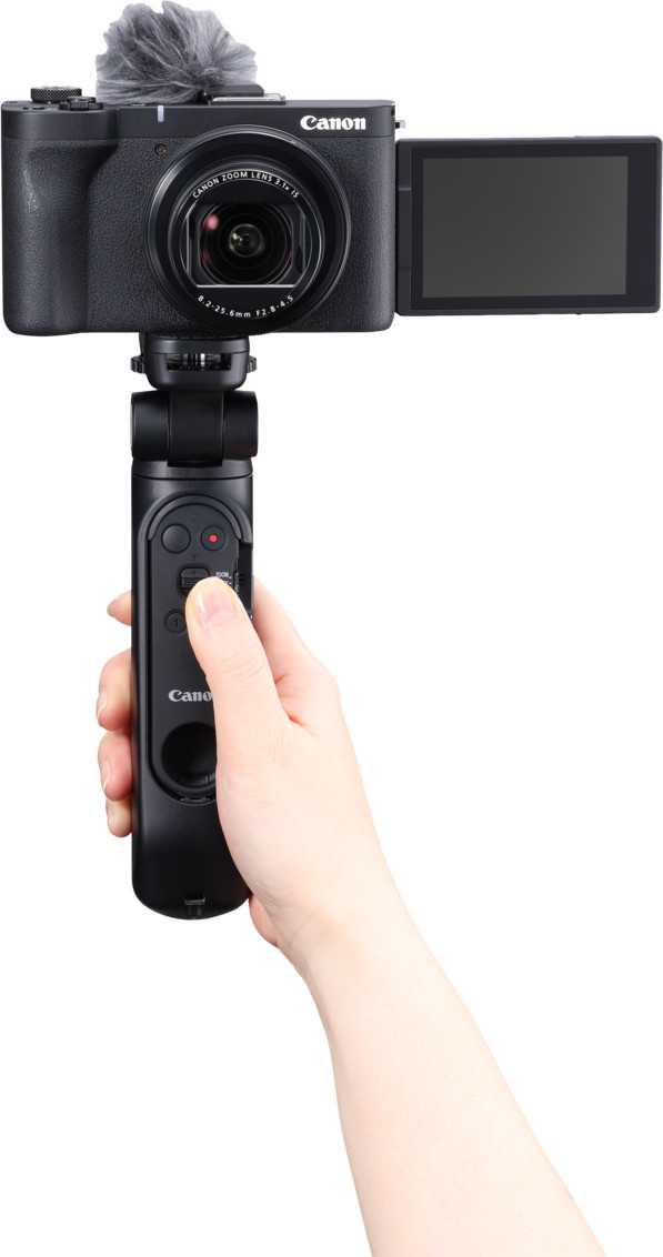 Canon Tripod Grip HG-200TBR product in gebruik