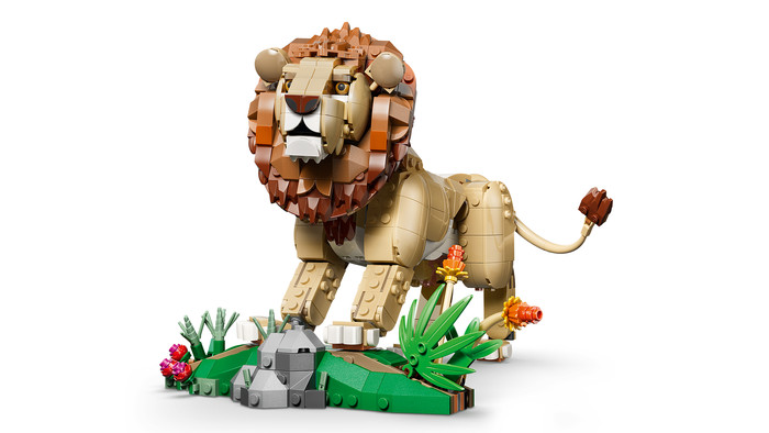 LEGO Creator 3-in-1 Wilde dieren: Majestueuze Leeuw 31386 detail