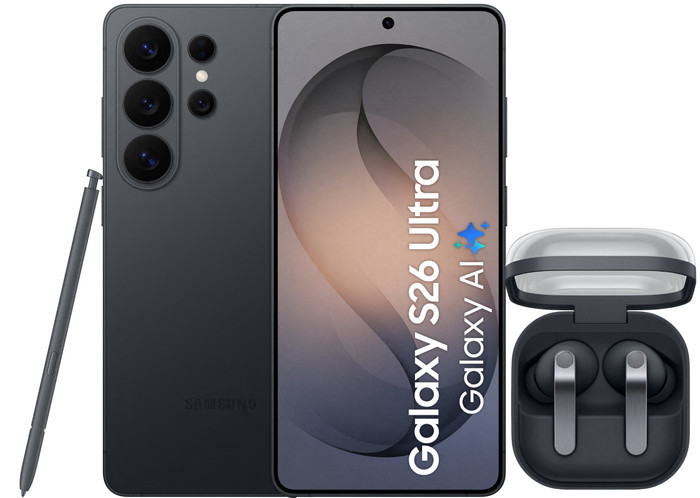 Samsung Galaxy S26 Ultra 1TB Black 5G + Samsung Galaxy Buds4 Pro Black Main Image