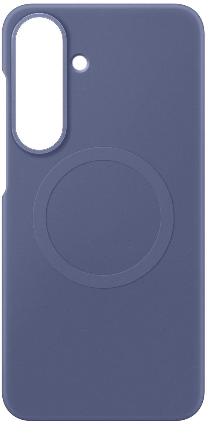 Samsung Galaxy S26 FE Silicone Back Cover with Magnet Purple back