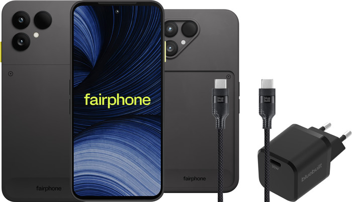 Fairphone 6+ 256GB Zwart 5G + Compleet Accessoirepakket Main Image