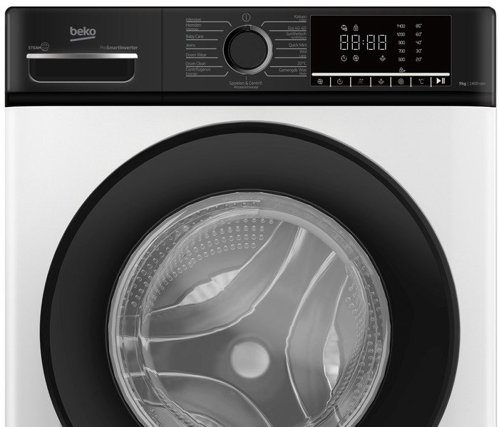 Beko B1W964BBBE SteamCure detail