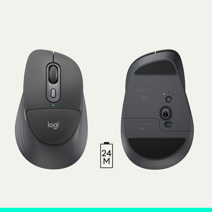 Logitech Signature Comfort Plus M850 L Draadloze Muis Graphite visual leverancier