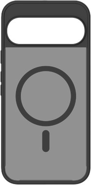 Just in Case Google Pixel 11 Pro XL / 10 Pro XL Back Cover met Magneet Zwart voorkant