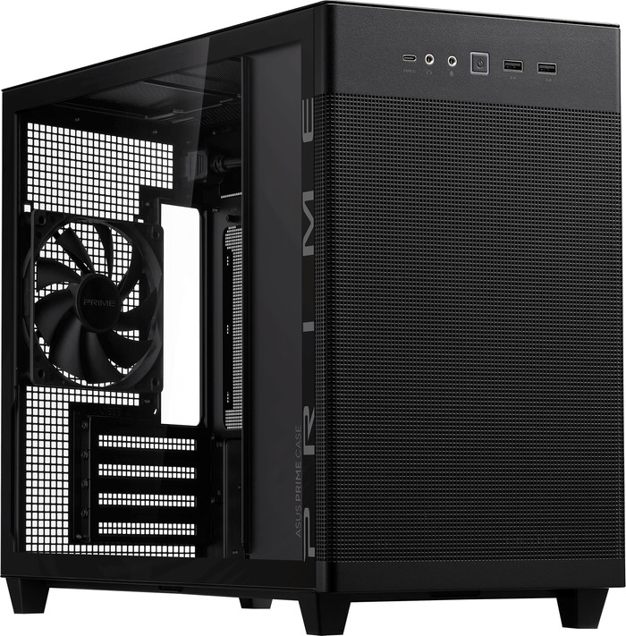 ASUS PRIME AP201 TG Zwart Main Image