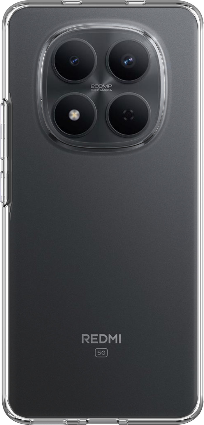 Just in Case Soft Design Xiaomi Redmi Note 15 Back Cover Transparant Main Image