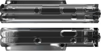 Just in Case Google Pixel 11 Pro Fold Back Cover met Magneet Transparant onderkant