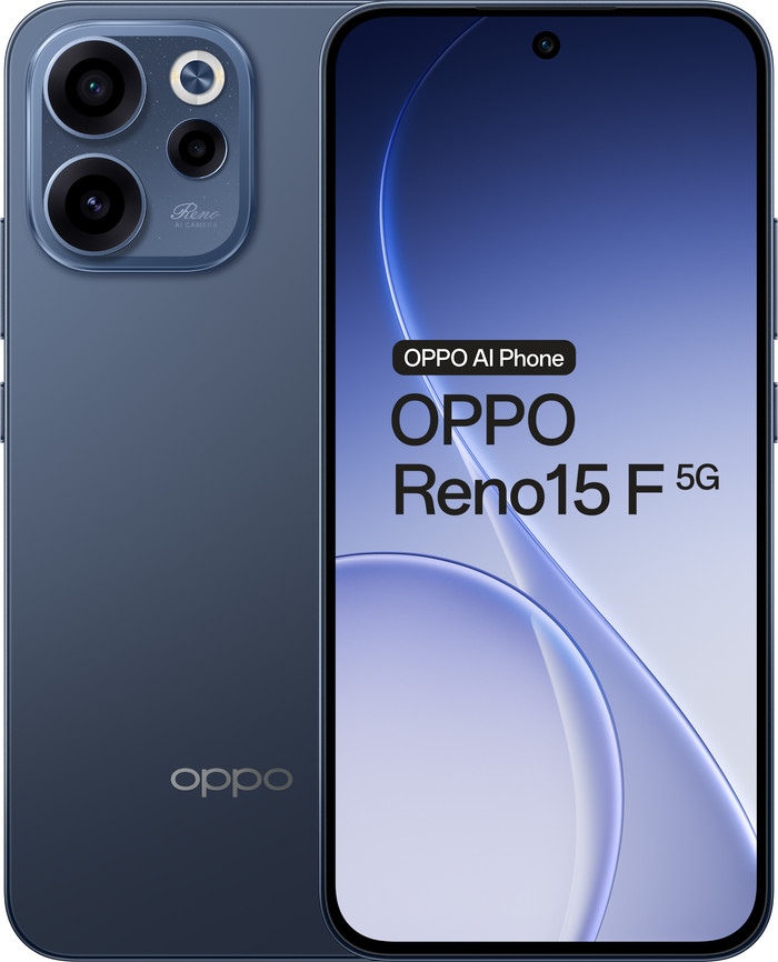 OPPO Reno15 F 256GB Donkerblauw 5G Main Image