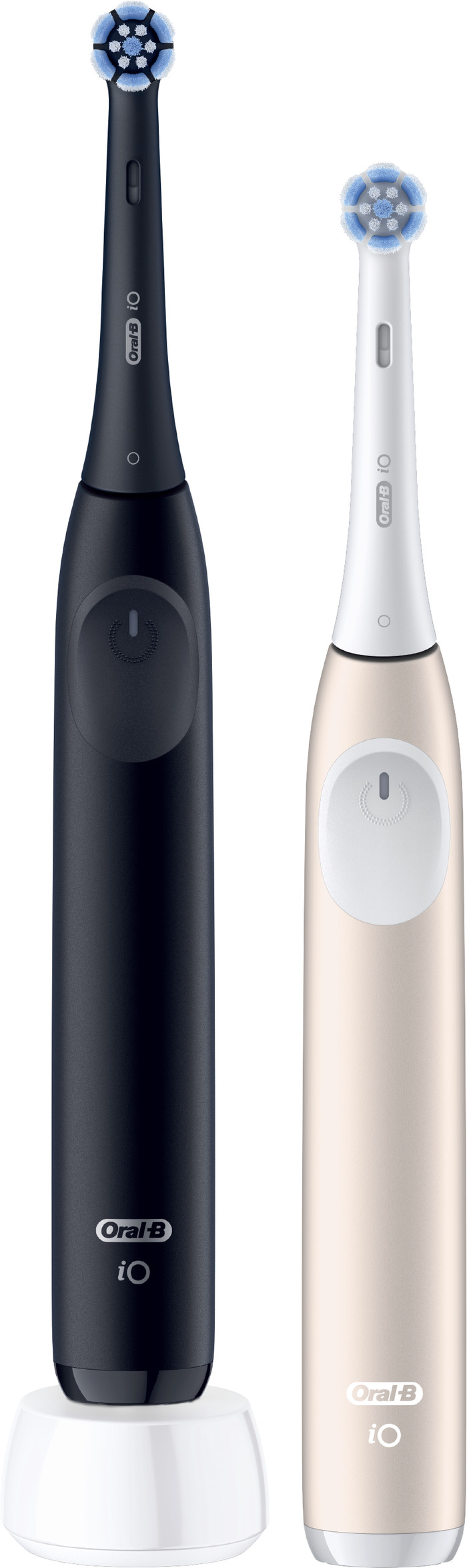 Oral-B iO 2 Zwart en Roze Duo Pack + Reisetui voorkant