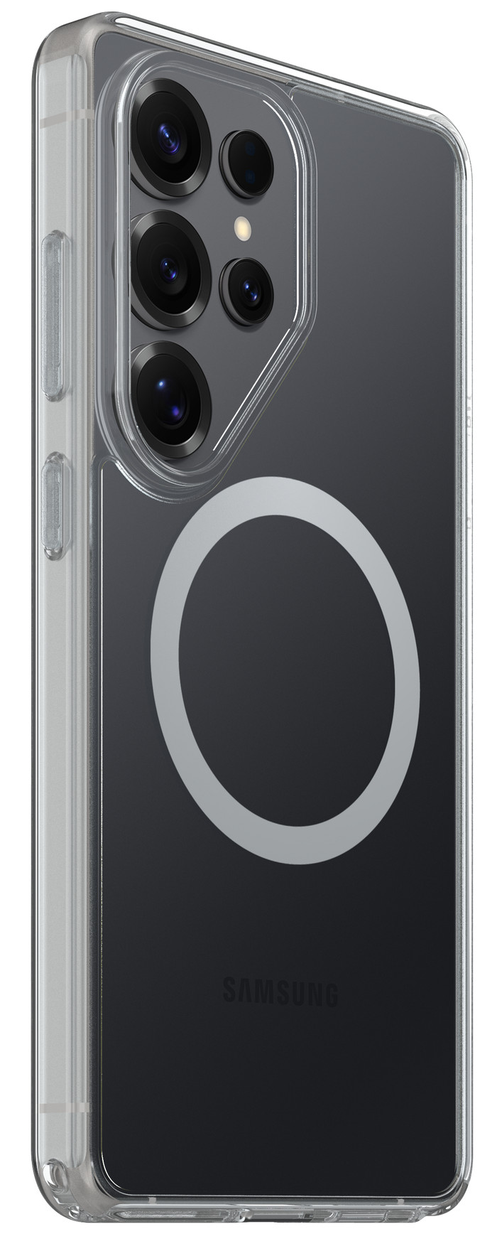 OtterBox Symmetry Samsung Galaxy S26 Ultra Back Cover with Magnet Transparent right side