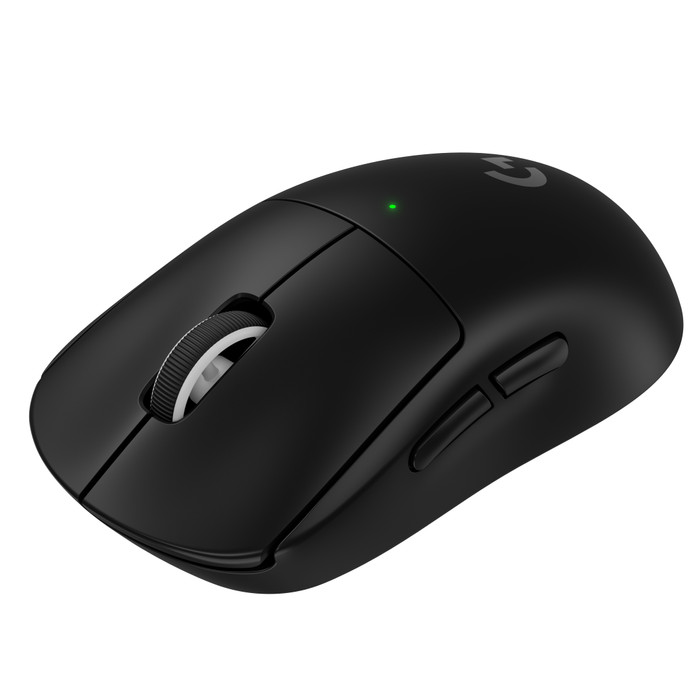 Logitech G PRO X Superlight 2 Lightspeed Draadloze Gaming Muis Zwart rechterkant