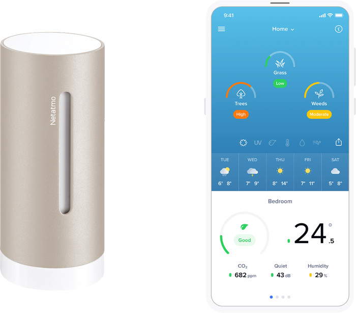 Netatmo Slimme Binnenmodule detail