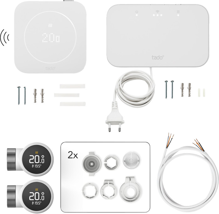 tado Draadloze Slimme Thermostaat X Multi Room Startpakket 2e Generatie (2 Radiatorknoppen) accessoire