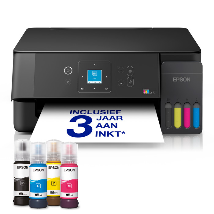 Epson EcoTank ET-2920 + 1 set extra inktflesjes visual leverancier