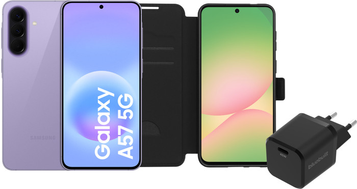 Samsung Galaxy A57 128GB Purple 5G + Basic Accessory Pack Main Image