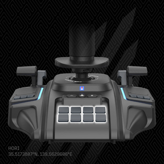 Hori Ace Combat 8: Wings of Theve Flight Stick PlayStation and PC product in use