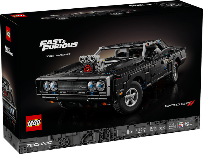 LEGO Technic Fast and Furious Dodge Charger R/T auto 42231 verpakking