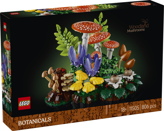 LEGO Botanicals Woodland Mushrooms 11505 packaging