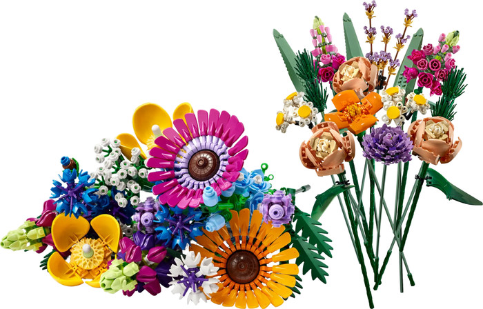 LEGO Kleurrijk Bloemenboeket 10280 + 10313 Main Image