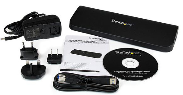 Samsung LS27R650 StarTech usb-A dock + Logitech wireless toetsenbord en muis QWERTY