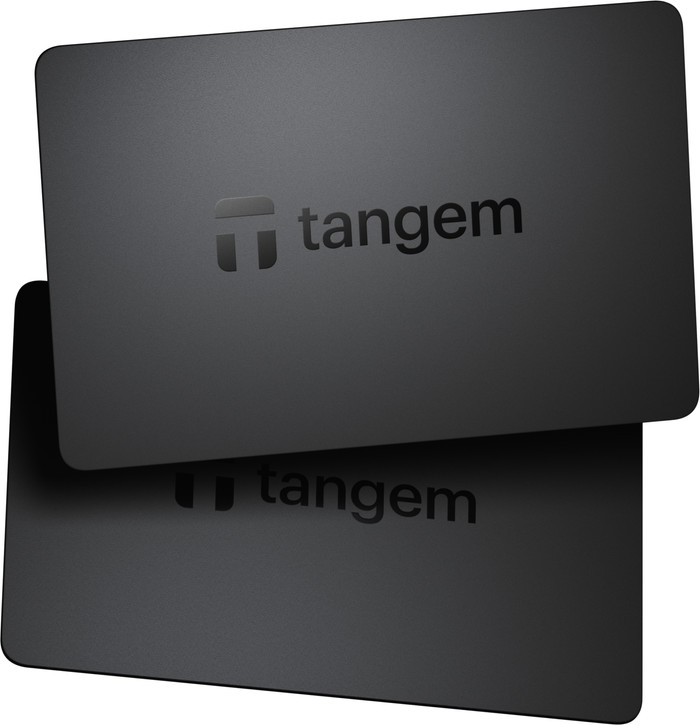 Tangem Card 2.0 Set of 2 Cards Semiconductor Smart Card voorkant