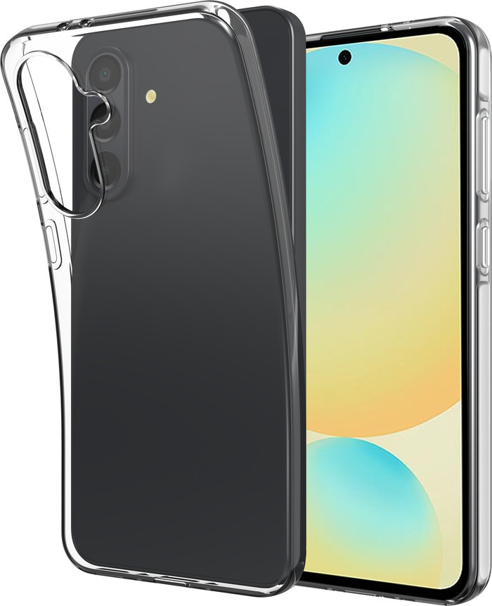 Just in Case Soft Design Samsung Galaxy A26 Back Cover Transparant linkerkant
