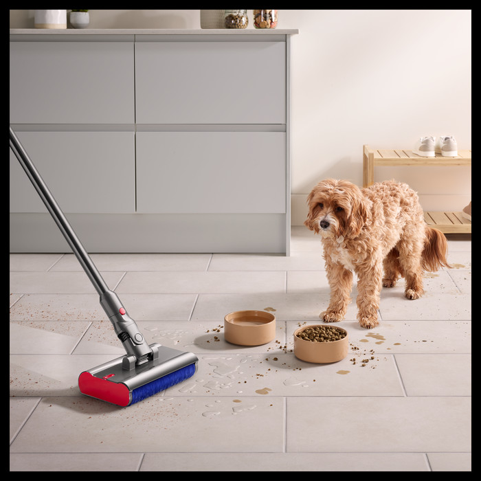 Dyson V12s Detect Slim Submarine product in gebruik