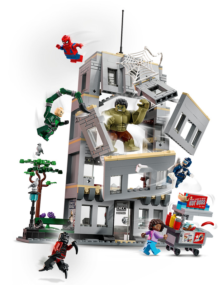 LEGO Marvel Spider-Man vs. Hulk ultieme confrontatie 76350 detail