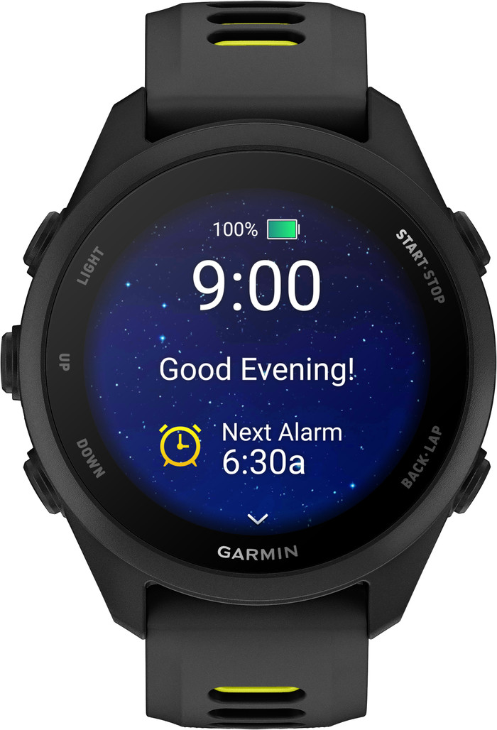 Garmin Forerunner 170 43 mm Zwart voorkant