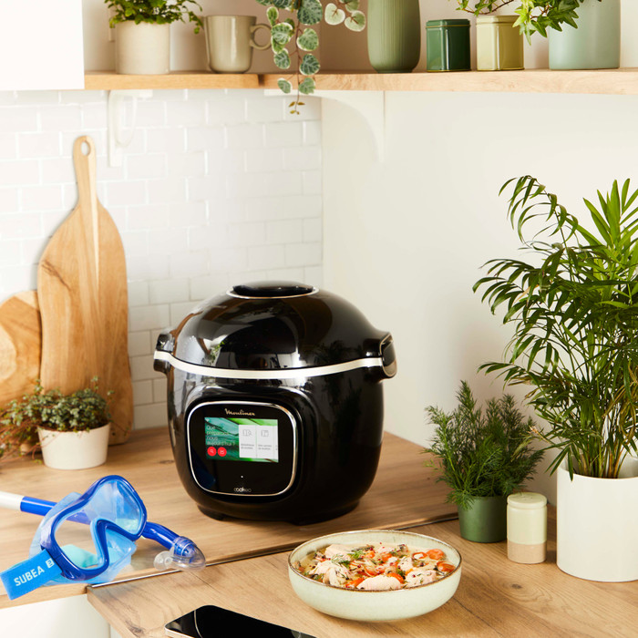 Moulinex Cookeo Touch Wifi CE902800 Zwart product in gebruik