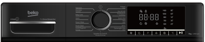 Beko B1W964BBBE SteamCure detail