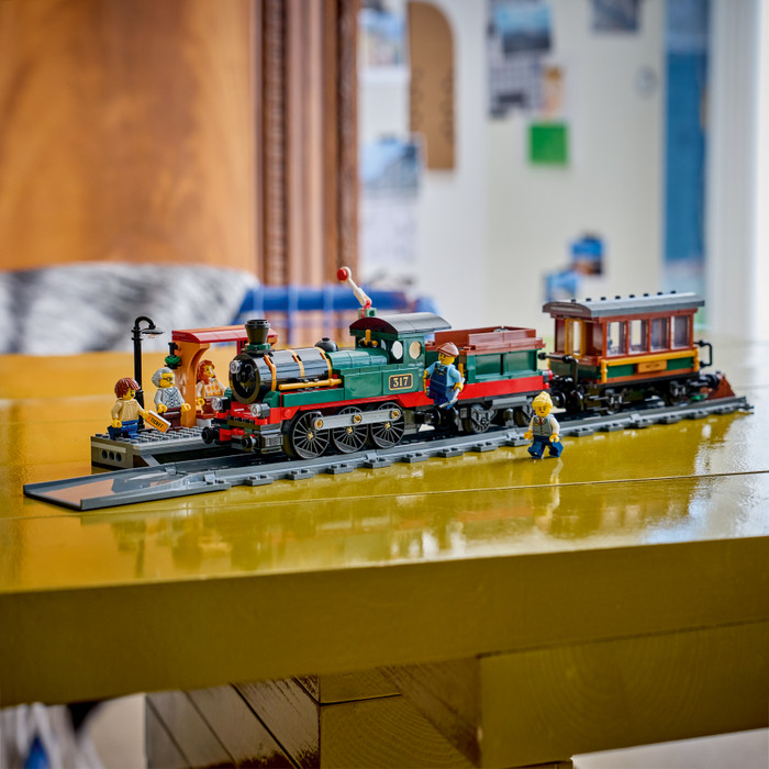 LEGO City Vintage stoomtrein 60511 product in gebruik