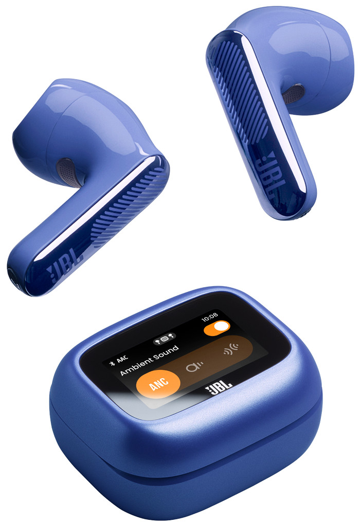 JBL Live Flex 4 Blauw voorkant