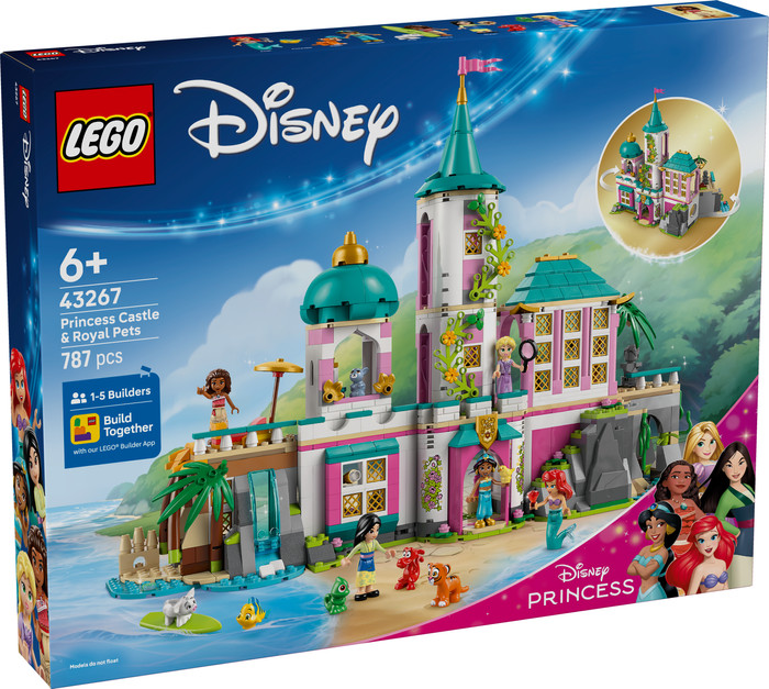 LEGO Disney Princess Castle and Royal Pets 43267 packaging