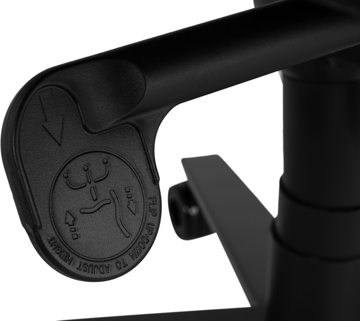 Vortech Prestige Plus Gamestoel Zwart + Vortech Vloermat Zwa detail