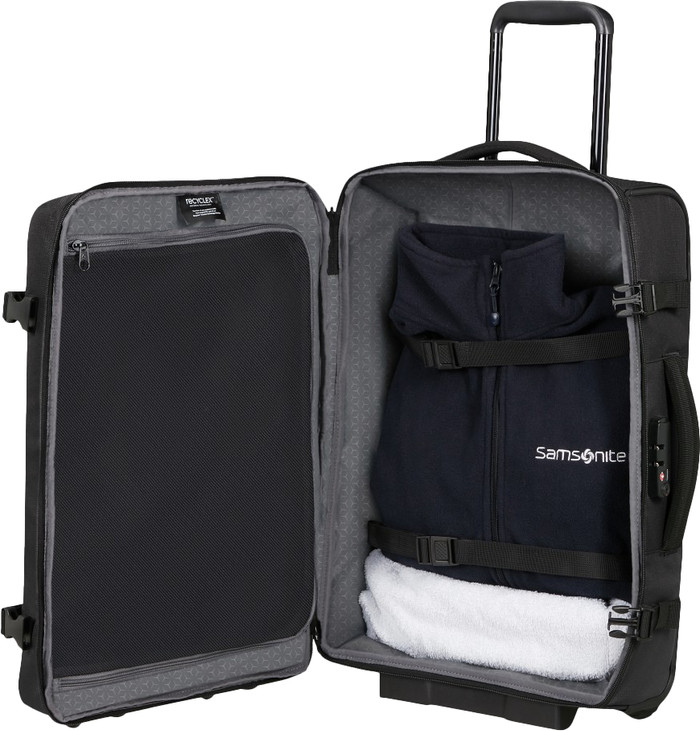 Samsonite Duffle 57cm Black binnenkant