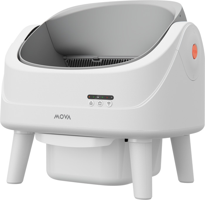 Mova Automatische kattenbak LB10 Air Wit rechterkant