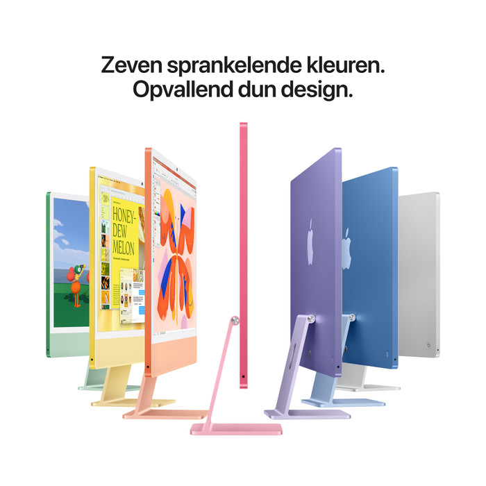 Apple iMac M6 (12 CPU / 12 GPU) 24GB/512GB Zilver QWERTY visual leverancier