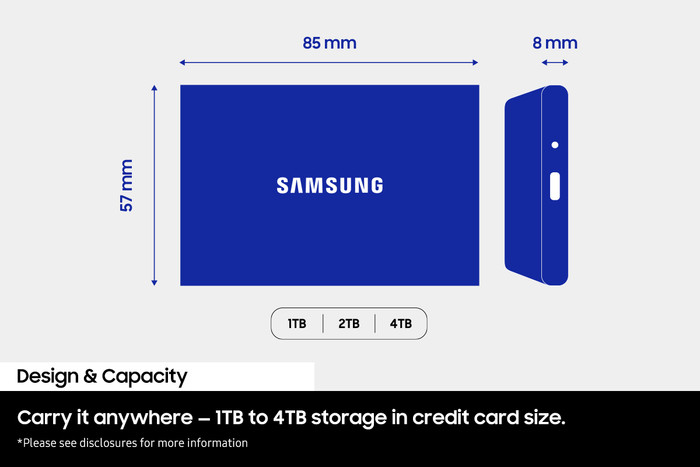 Samsung T7 Resurrected Portable SSD 2TB visual leverancier