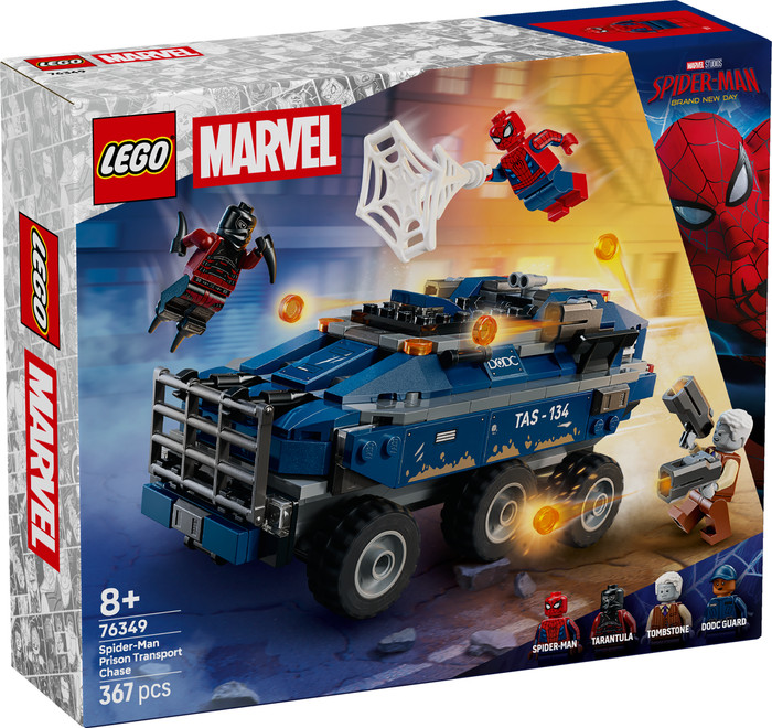 LEGO Marvel Spider-Man achtervolging van gevangenistransport 76349 verpakking