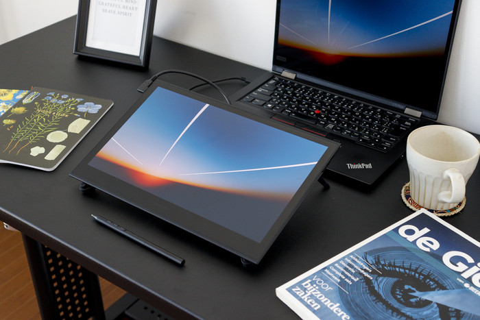Wacom Movink 13 product in gebruik