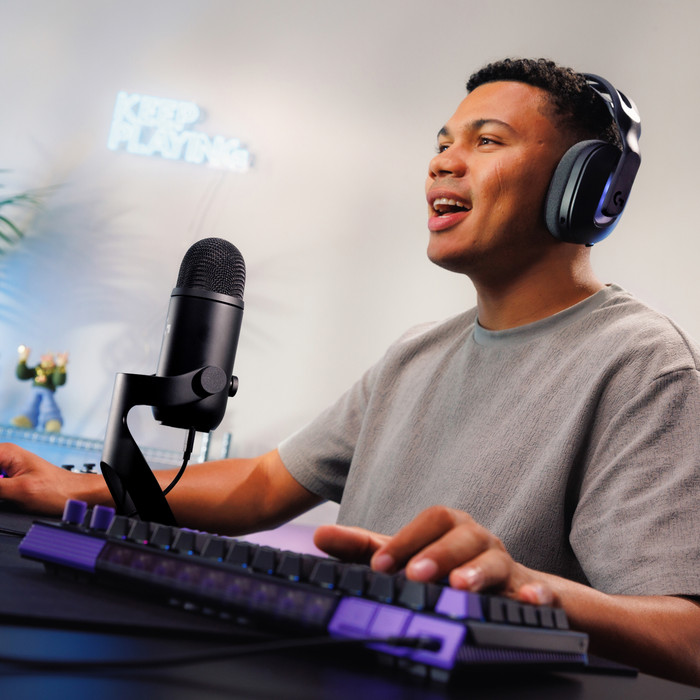 Blue Yeti 2 Zwart product in gebruik