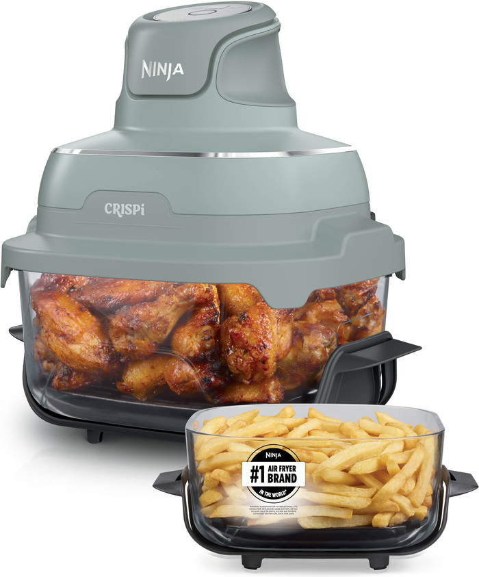 Ninja CRISPi 4-in-1 Glazen Airfryer Groen rechterkant