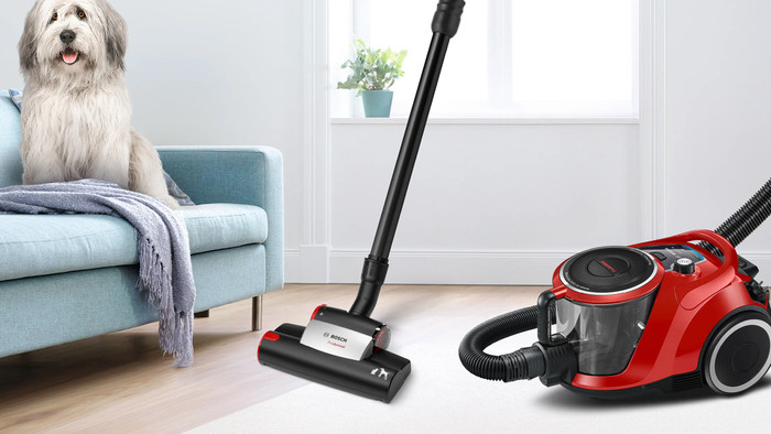 Bosch Serie 6 ProAnimal BGC41PET product in gebruik
