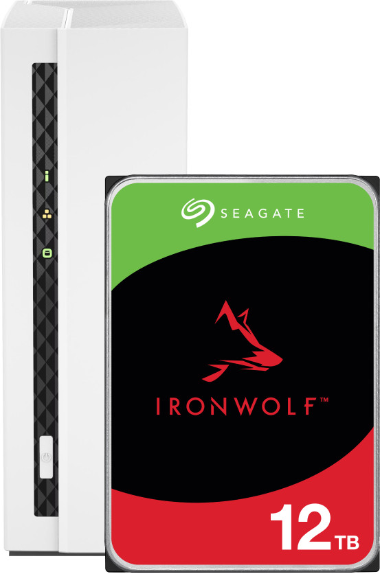 QNAP TS-133 + Seagate Ironwolf 12TB Main Image