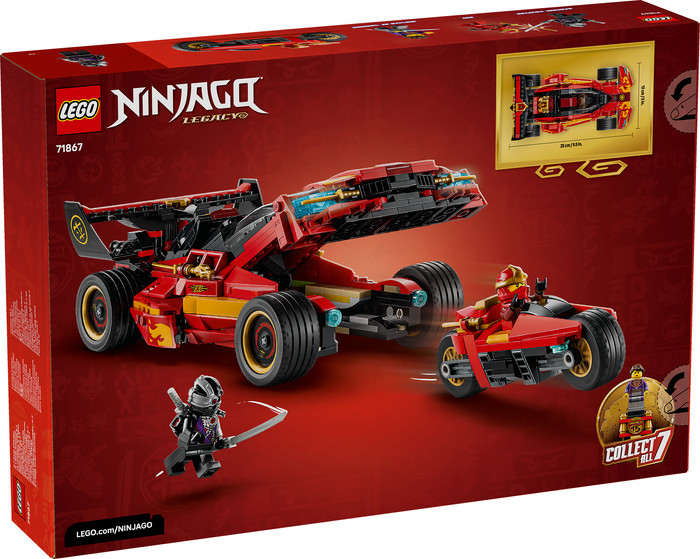 LEGO Ninjago 15-jarig jubileum: X-1 Ninja Charger 71867 verpakking