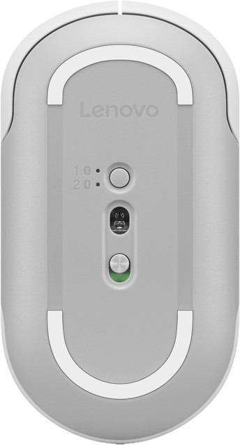 Lenovo 350 Bluetooth Stille Muis Cloud Grey onderkant
