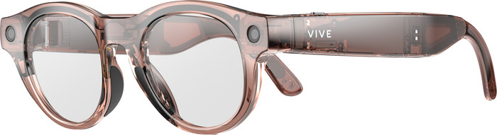HTC VIVE Eagle AI Bril Photochromic Rond Bruin rechterkant