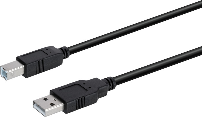 BlueBuilt usb A naar usb B kabel 3m voorkant
