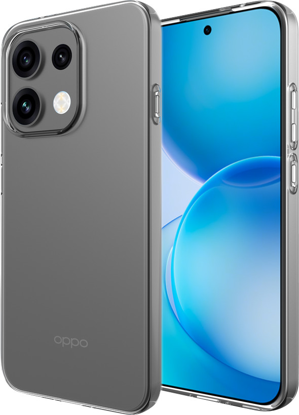 Just in Case Soft Design OPPO Reno16 FS Back Cover Transparant rechterkant